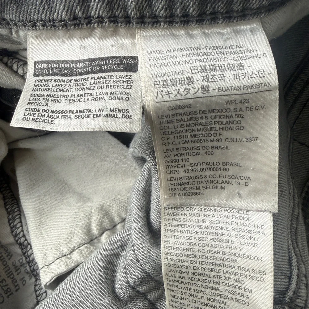 Levi 510 Skinny Fit Men’s Grey Jeans Size 31x30‎